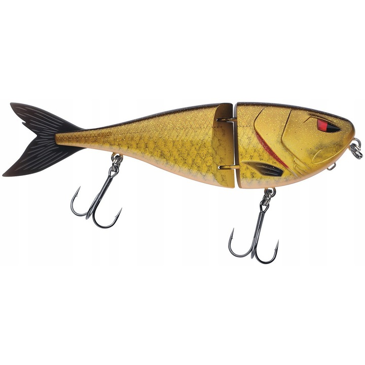 Vobler Berkley Zilla Jointed Glider 18cm 80g Rudd, scufundare lentă, carlige ascuțite