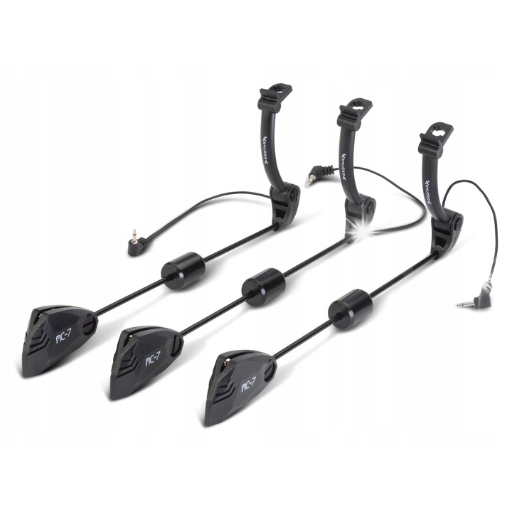 Set 3 semnalizatoare Anaconda Tiki Taka MC-7, LED multicolor, sistem Quick Lock, 2,5mm