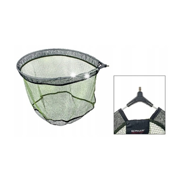 Podbierak 2,5m 2-czesciowy, Konger, 60x60cm, 6mm, риболов