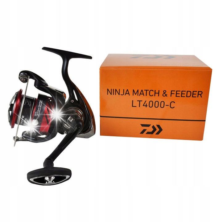 Макара Daiwa Ninja Match & Feeder LT 4000-C, 4 лагера, 285 г, 12 кг аварийно движение, съотношение 5.2:1, 0.25 мм/190 м, 0.28 мм/150 м