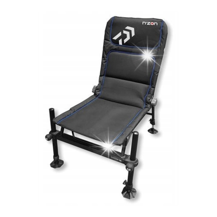 Къмпинг стол Daiwa N'zon System 36, 72x71x25см, 6.45кг, полиестер, регулируем