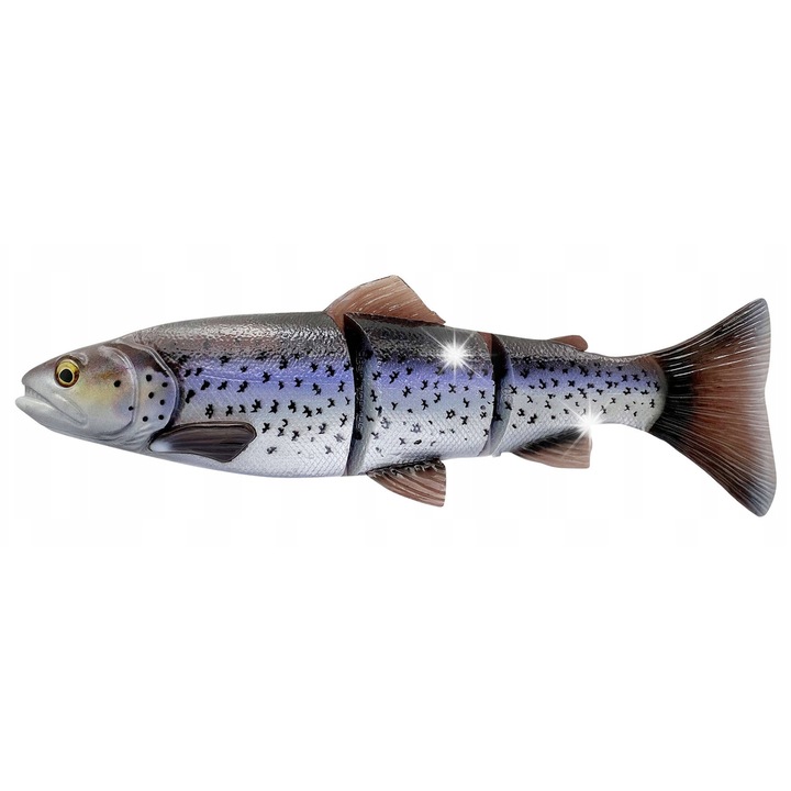 Изкуствена стръв, Savage Gear 4D Line Thru Trout 40см, 685гр, цвят морска пъстърва сив