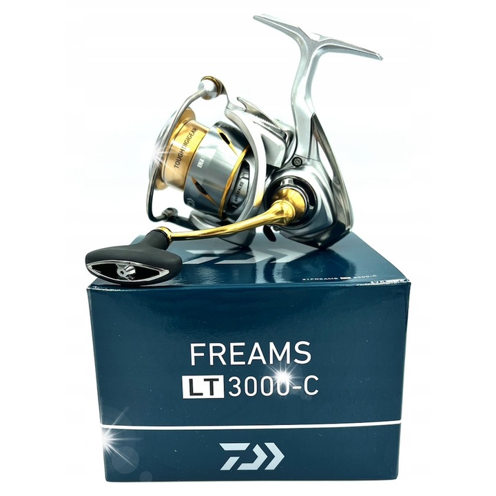 Макара Daiwa Freams LT 3000-C, 5 лагера, 10 кг сила на съпротивление, 210 г, 3000