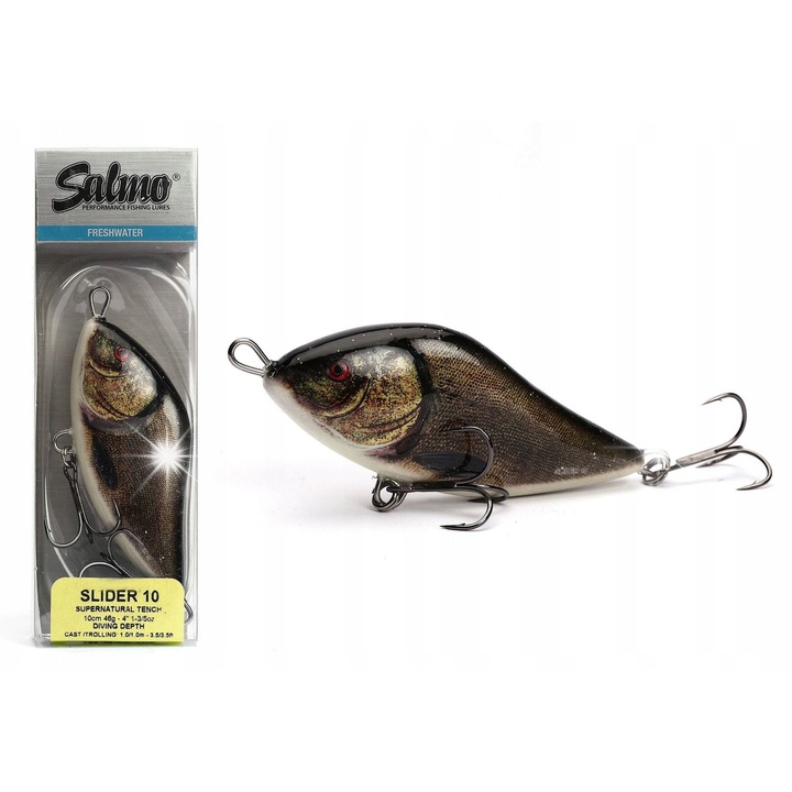 Воблер за изкуствена стръв, Salmo Slider Floating 12см, 60гр