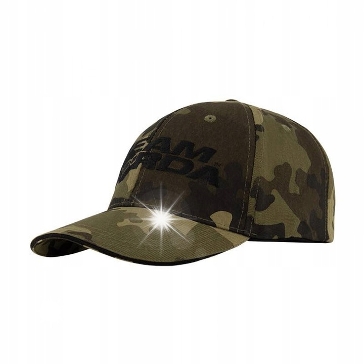 Шапка Korda Kore TK Camo, универсален размер, модел с щракване назад, UV защита, тъмнозелени цветове