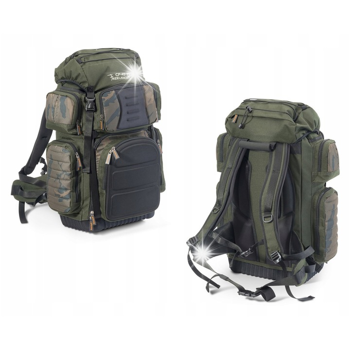 Раница Anaconda Climber Pack CP-45, 4 странични джоба, 2 предни джоба, 79x49x40см, 600D найлон, водоустойчива