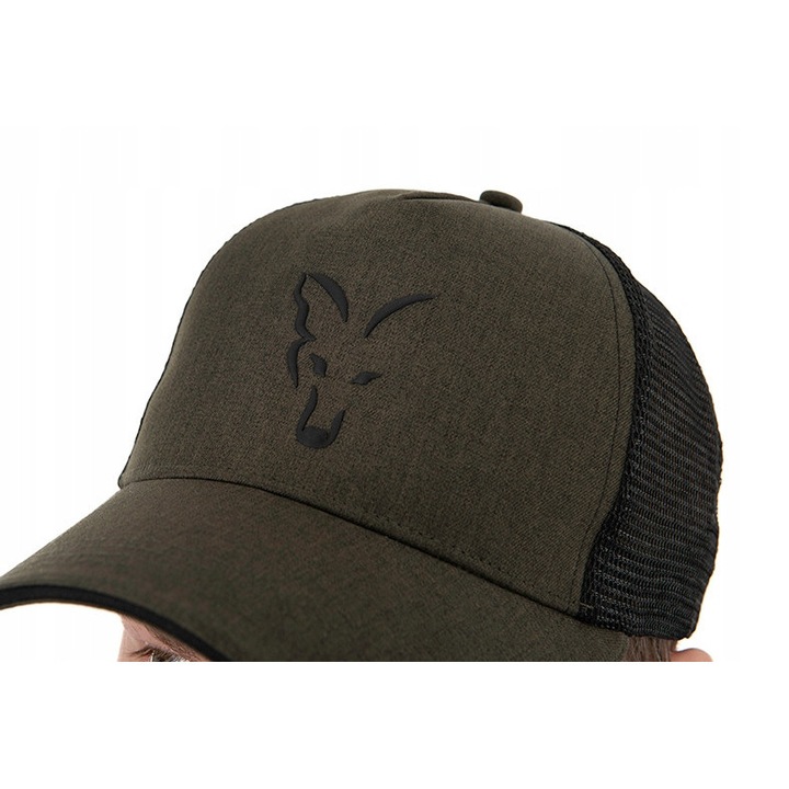 Sapka, Fox, zöld/fekete, poliészter anyagból, univerzális méret