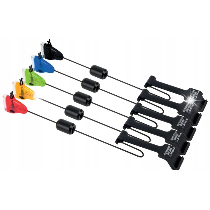 Sistem de semnalizare pescuit Fox Micro Swinger, verde, 42g, brat din otel inoxidabil