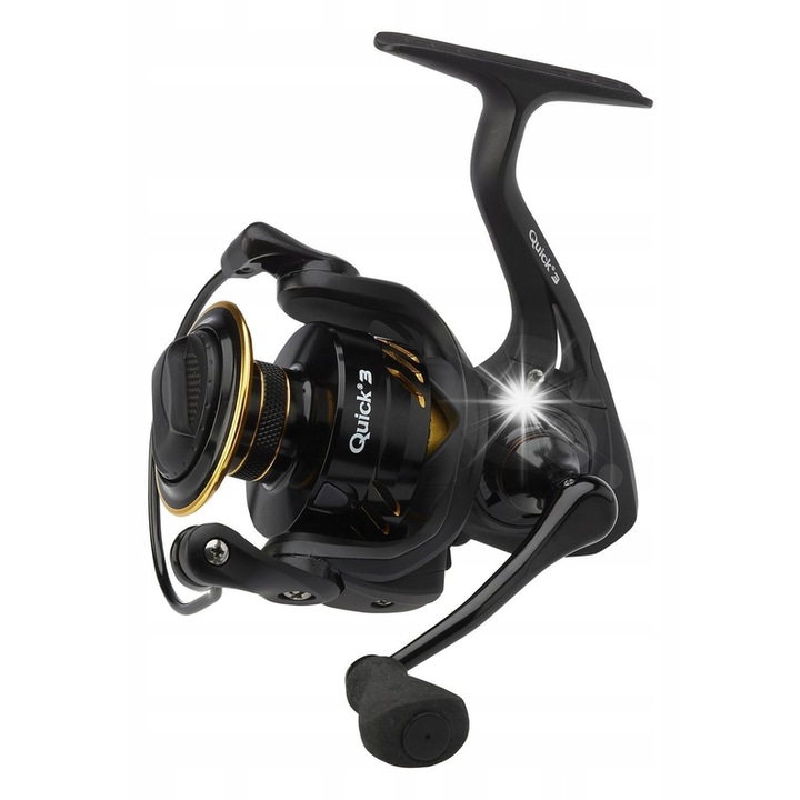 Макара Quick 3 3000 FD, DAM, 264 г, 280 м/0.25 мм, 5.2:1, цвят графит