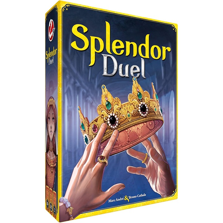 Joc de societate Splendor Duel, Rqiurpn, 2 jucatori, design compact, pentru familie si copii