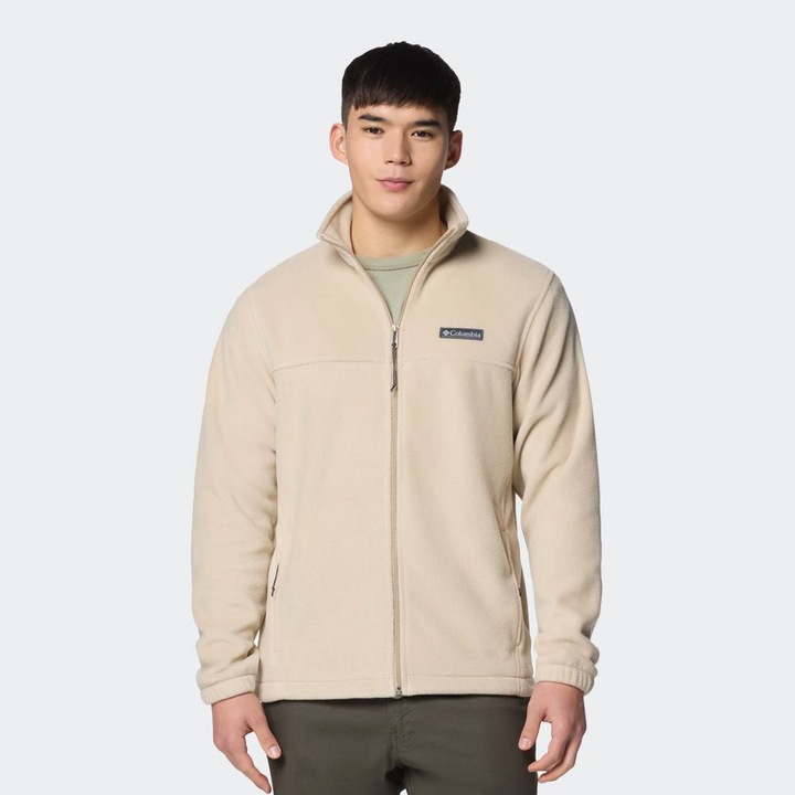 Jacheta Columbia Steens Mountain, cu fermoar, tiv reglabil, poliester/fleece, bej, 2XL INTL