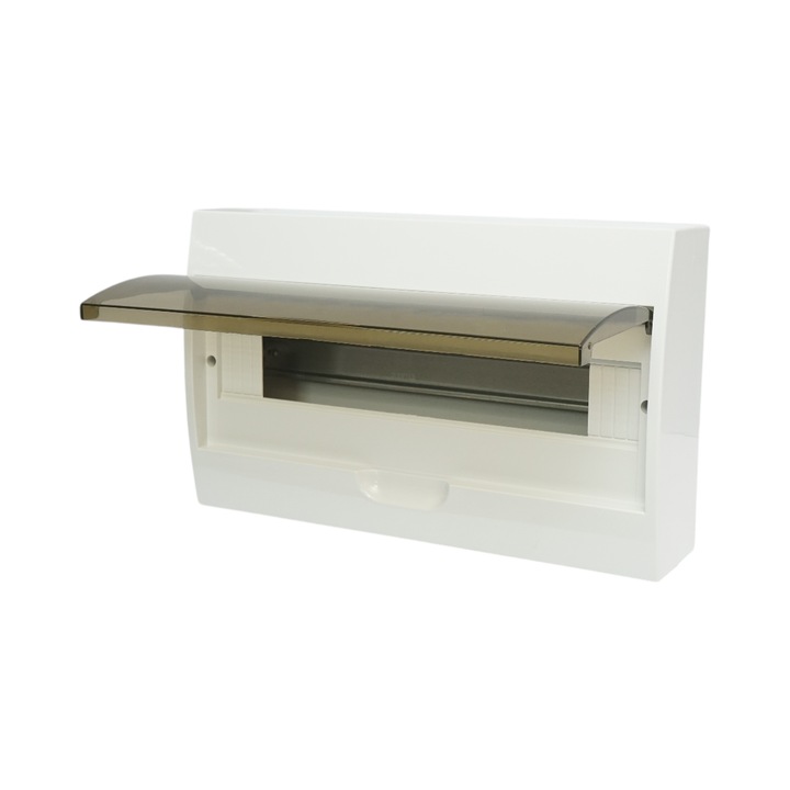 Tablou sigurante aplicat Breckner, 18 module, usa transparenta, 360x220x100mm