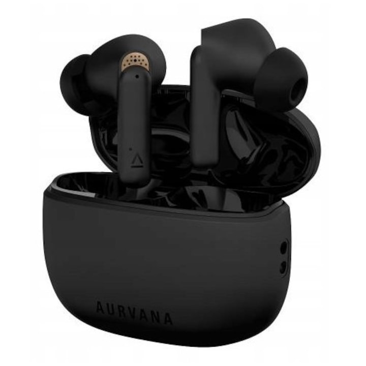 Casti True Wireless Creative Aurvana Ace, Bluetooth 5.3, reducere activa a zgomotului, negru