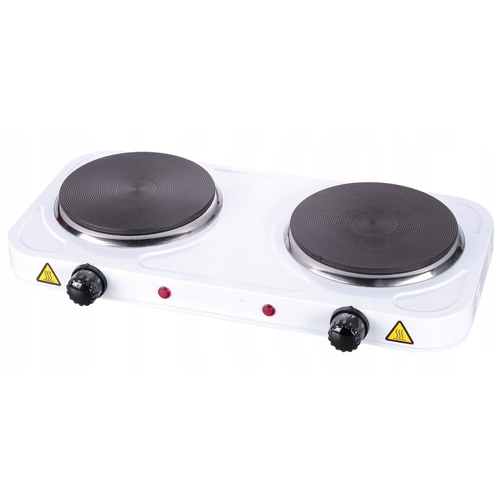 Електрически котлон Esperanza Cotopaxi, 2 котлона, 2000W, черен, 43x23.5x7см, комплект от 4 крака