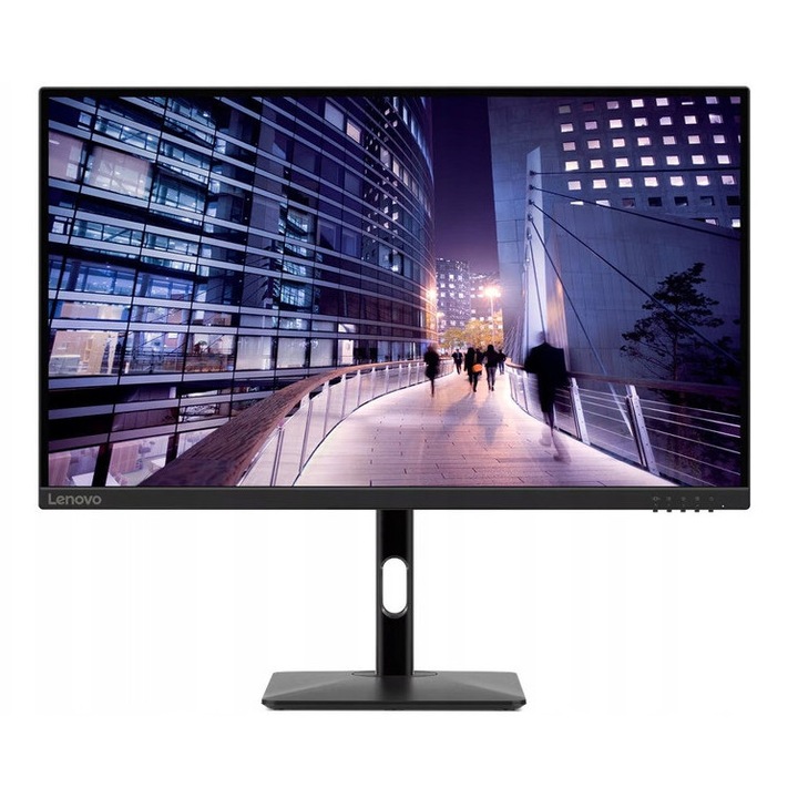 Монитор 27" Lenovo N27p, 3840x2160px, IPS, черен, 4 ms