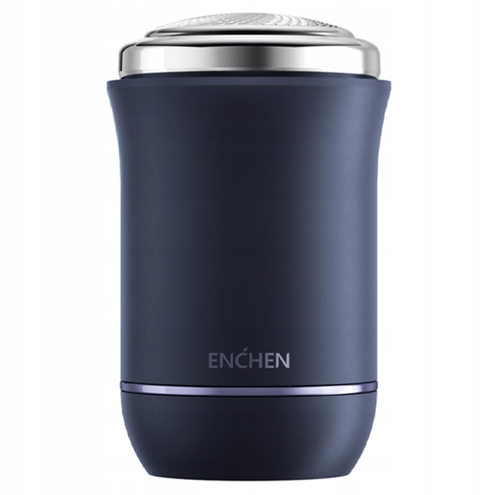 Aparat de ras electric Enchen Traveller, 3 capete, waterproof IPX6, granat, 45x68mm, acumulator integrat