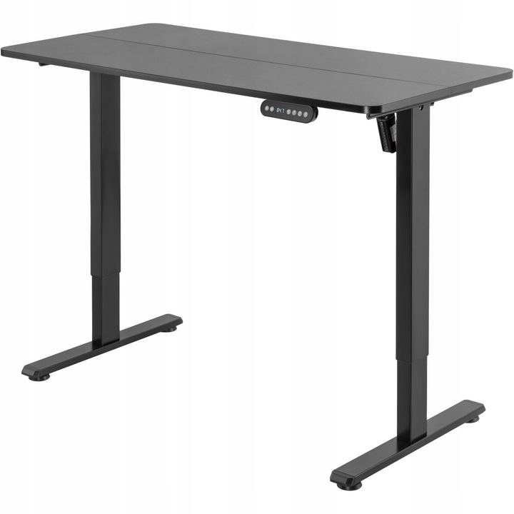 Бюро Mozos ED-PRO, електрическо, 120x60 см, черно, регулируема височина 730-1180 мм, комплект