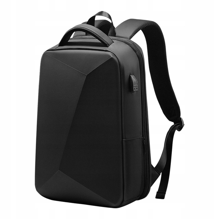 Rucsac laptop Mozos PM37, 15,6", antiefractie, extensibil, negru, 45x32x13-21cm