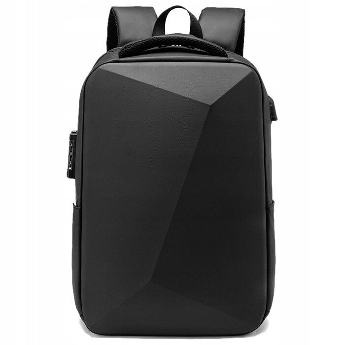 Rucsac laptop Mozos PM37, antiefractie, waterproof, 45x32x13-21cm, negru