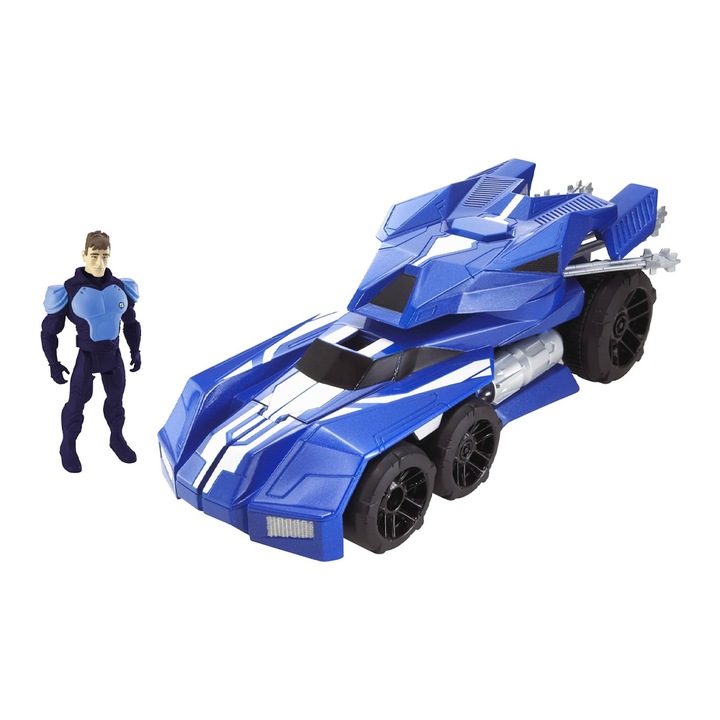 Figura de actiune, Hot Wheel,s Battle Force 5, Battle Tank, Albastru