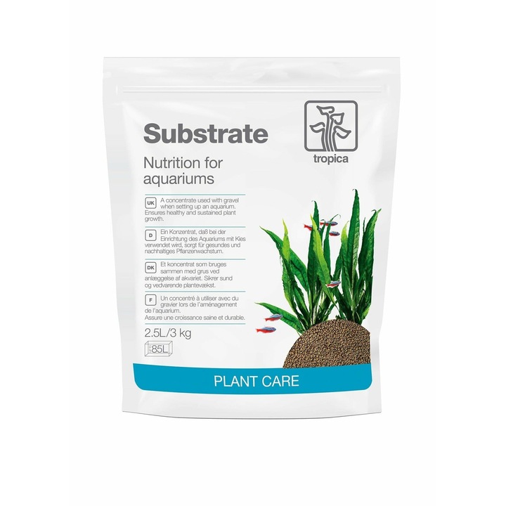 Akváriumi szubsztrátum, Tropica Növényi növekedési szubsztrátum, 5L/6Kg