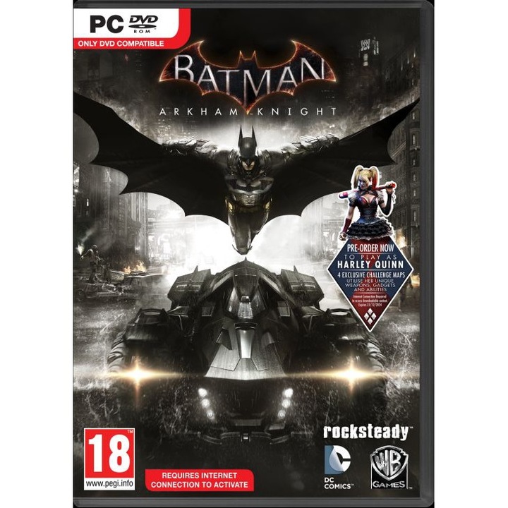 Joc Batman Arkham Knight + DLC-ul Harley Quinn pentru PC