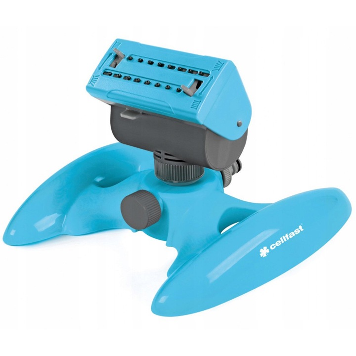 Осцилиращ разпръсквач Cellfast Expert, 16 дюзи, 150-250 м², 11,5x12 м, 15x16 м