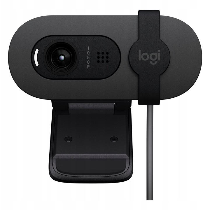 Logitech Brio 105 webkamera, 1080p, grafit, USB, 7,291x6,664x3,191cm