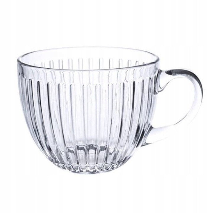 Cana Ecarla, sticla, 460ml, transparent