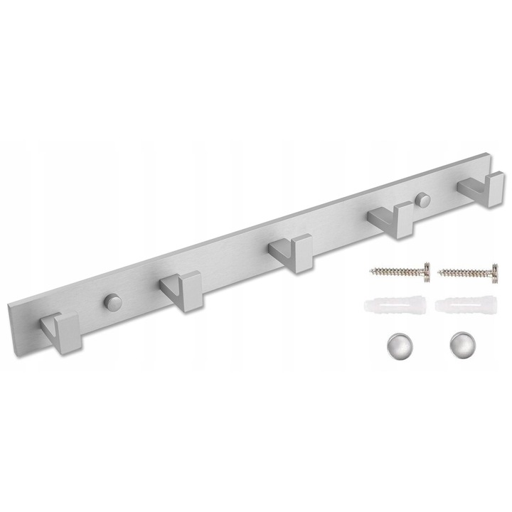 Cuier metalic Gockowiak Psino, argintiu