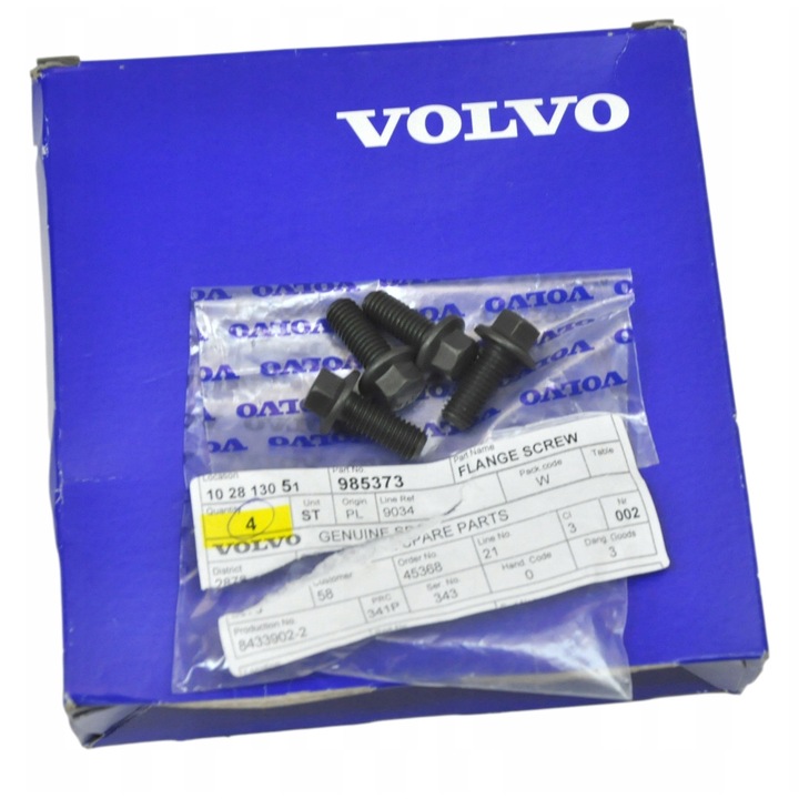 Eredeti Volvo csavar, M8x20, 985373 OE