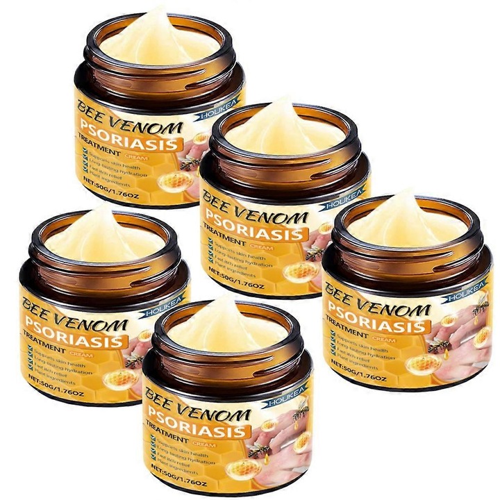 Méhméreg ápolókrém, 50g, Houkea 5 darab, 5x4cm, érzékeny bőrre