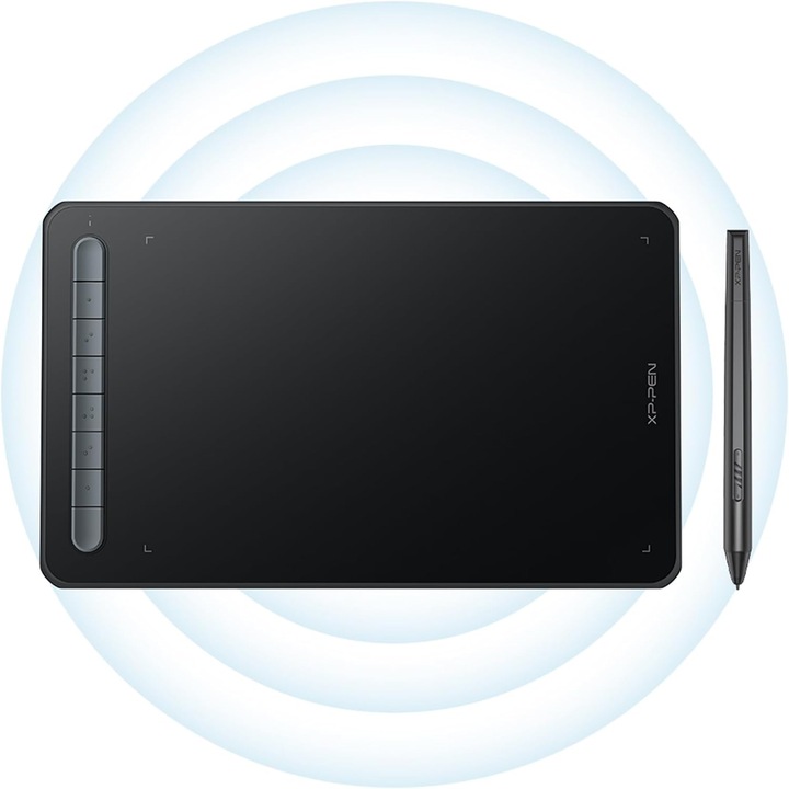 Графичен таблет XP-PEN Deco MW, 8x5" безжичен, 8 бутона, 8192 нива на налягане, Bluetooth 5.0 връзка, 10 резервни накрайника, 200 RPS