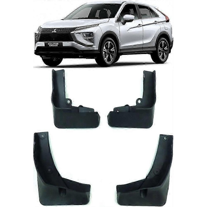 Калници за Mitsubishi Eclipse 2018-2023, черни, пластмасови, монтаж на винтове
