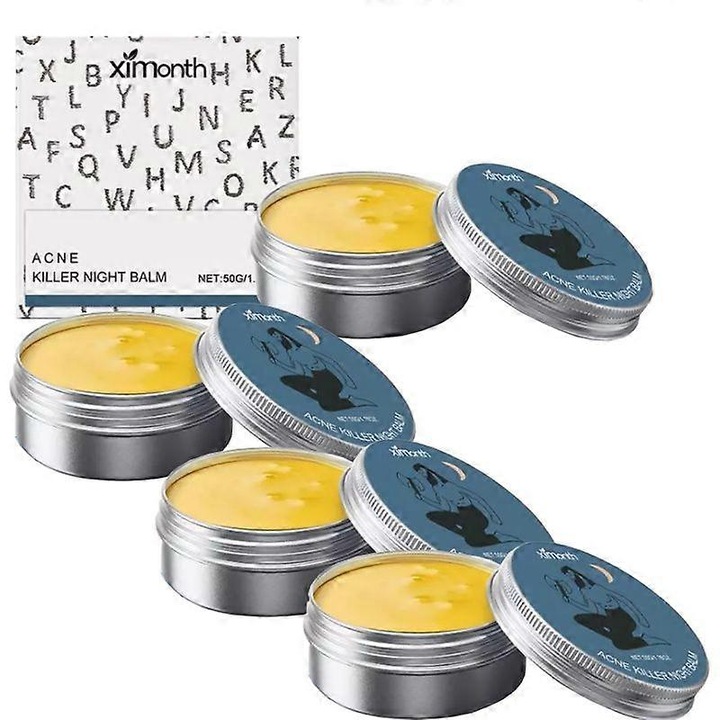 Mélytisztító és hidratáló arckrém szett, 4 darab, férfiaknak és nőknek, többszínű