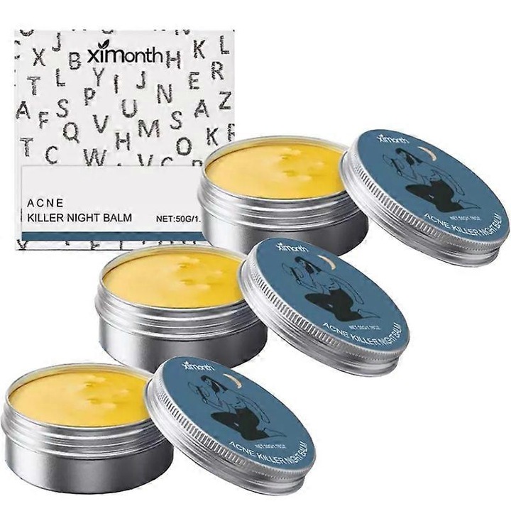 Mélytisztító és hidratáló arckrém szett, 3 darab, férfiaknak és nőknek