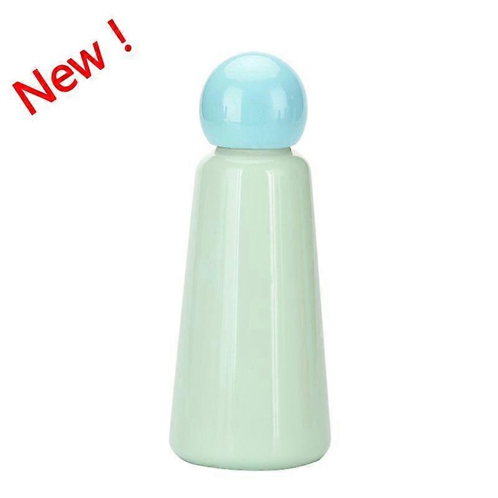 Termos din inox, 500ml, design dublu perete, capacitate mare, verde