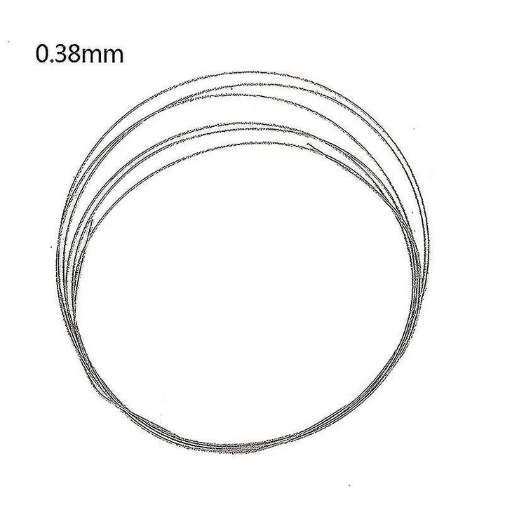 Gyémántvágó drót 1m, 0,26mm/0,38mm, ezüst, drágakő vágó szerszámkészlet