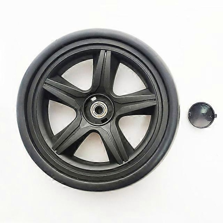 Roata spate carucior 20cm, 8inch, cu rulmenti 6900ZZ, set 1 roata