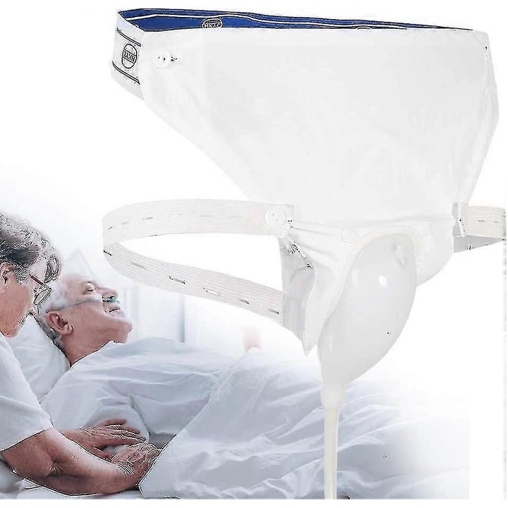 Set colector urinar din silicon, tipuri pentru barbati si varstnici, 2 pungi cateter urinar, consumabile sanitare