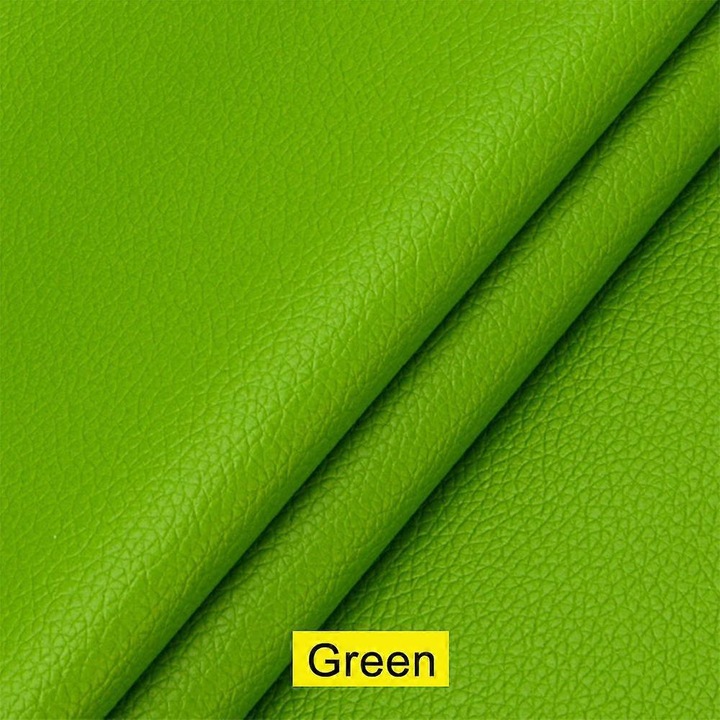 Autocolant de reparare din piele PU, 50CM x 138CM, impermeabil, rezistent la rupere, verde