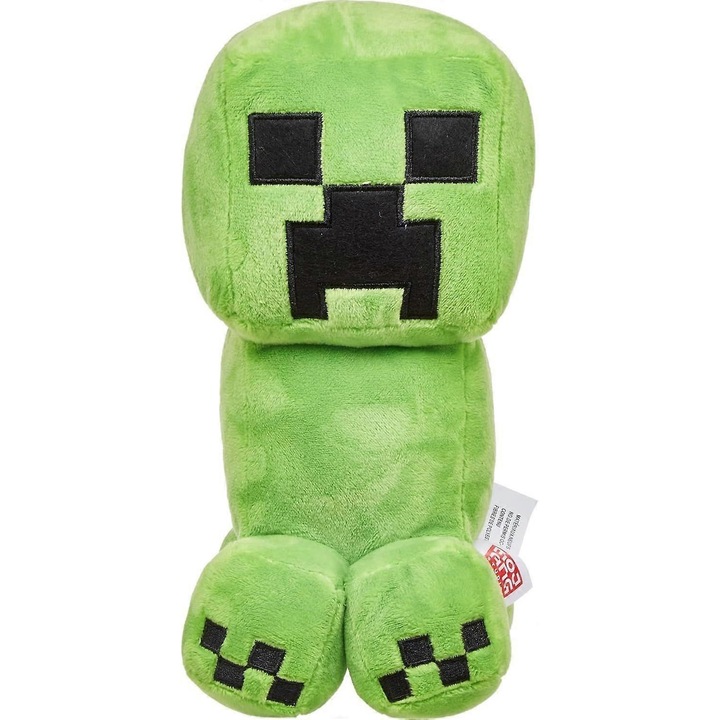 Плюшена играчка Minecraft, Creeper, 20x20 см, за деца над 3 години