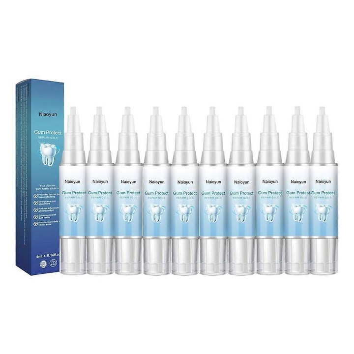 Gel de reparare a dintilor, 10 buc, curatare si ingrijire, 4ml, fara conservanti, multicolor