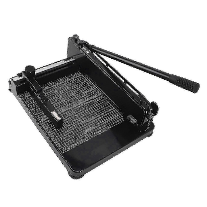 Гилотина за тример A4, 400 листа, метална, черна