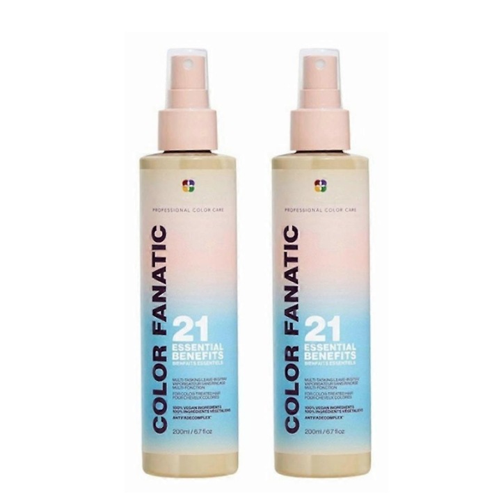 Spray termoprotector pentru par, 200ml, set 2pcs, fara clatire, protectie caldura, ingrijire par vopsit