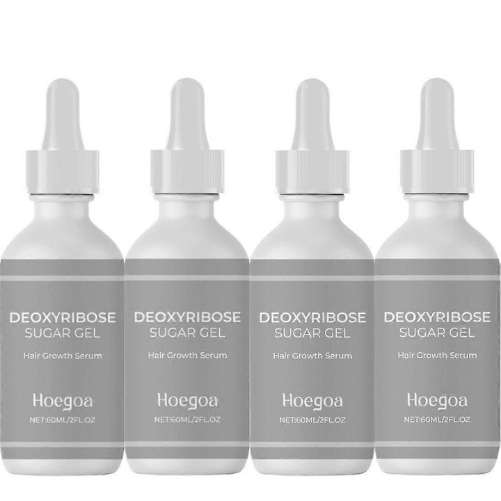 Ulei pentru Cresterea Parului, 60ml, Set de 4, Hidratant, Anti-matreata