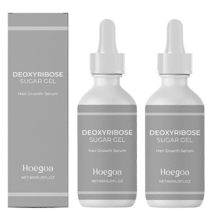 Ulei pentru Cresterea Parului, 60ml, Set de 2, Hidratant, Anti-matreata