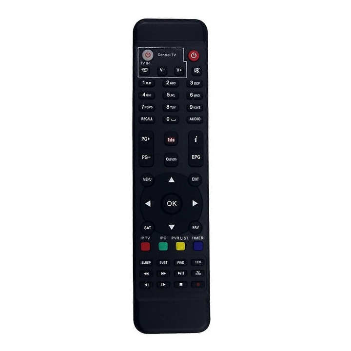 Дистанционно управление за Freesat V8, V8 Golden, V9 Pro, черен цвят