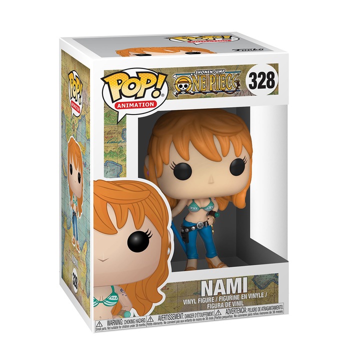 Funko POP! Animációs figura - One Piece: Nami #328, 10cm, eredeti részletek