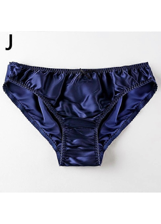 Дамски бикини, тъмносиньо, полиестер, памук, M INTL